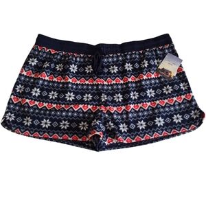 Cuddl Duds Fleece Shorts Size XL